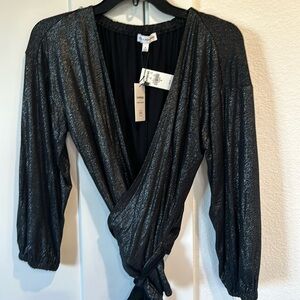 Express wrapped blouse